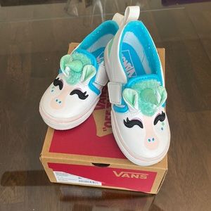 Vans Toddler Slip On V Unicorn Shoes